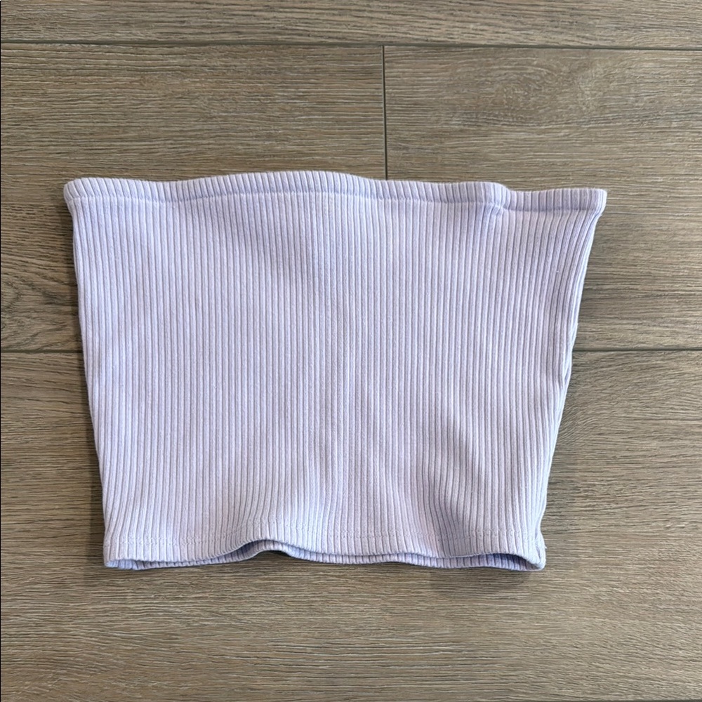 Urban Outfitters Ribbed Tube Top (Lavender) - Medium